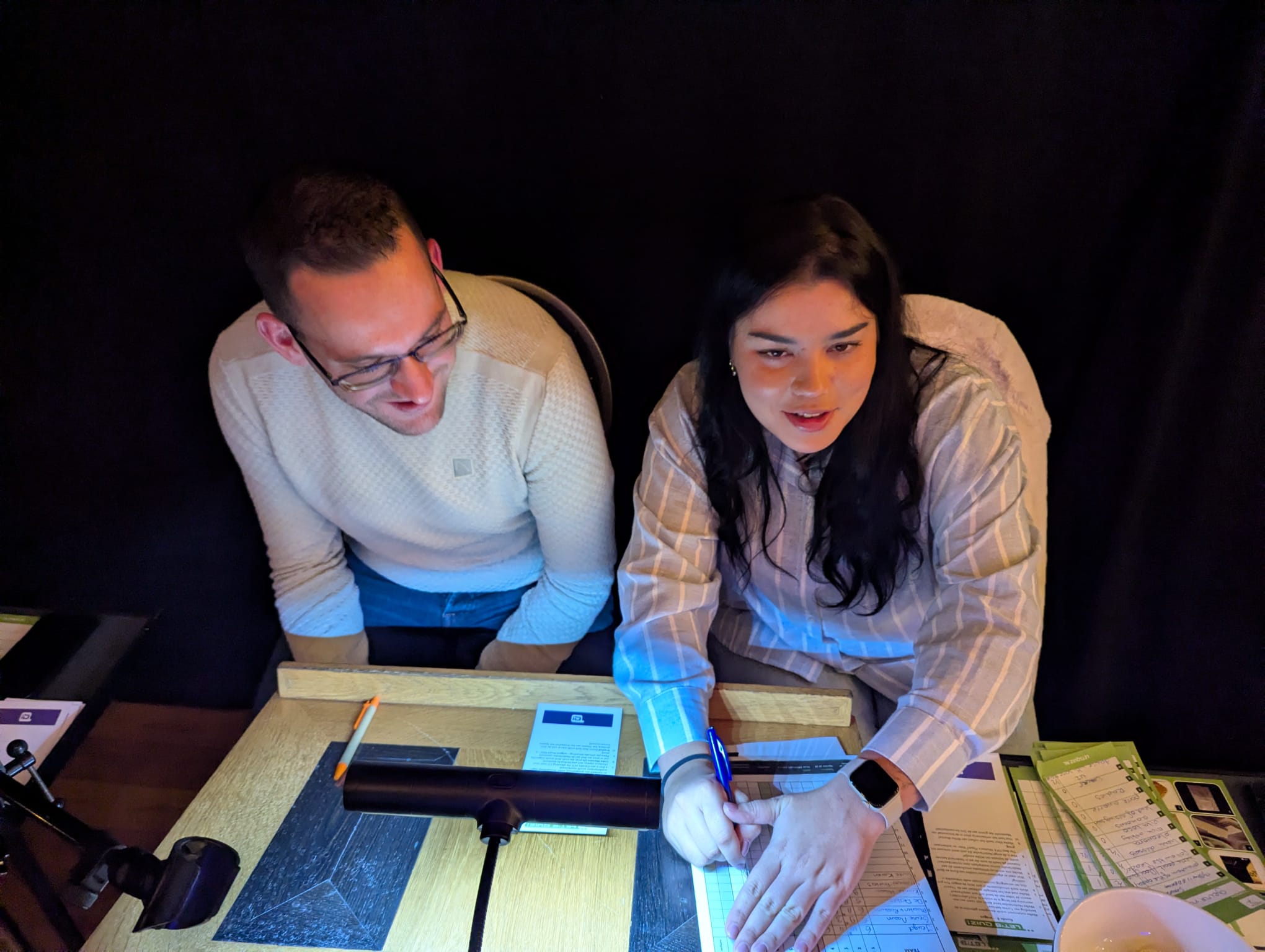 Presenteren tijdens onze pubquiz